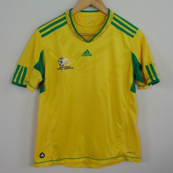 yellow adidas soccer jersey